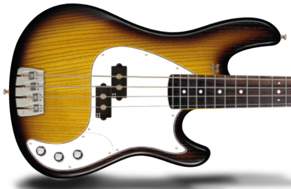 Sandberg California II VS4 (Aktiv) Pickguard, Weiß